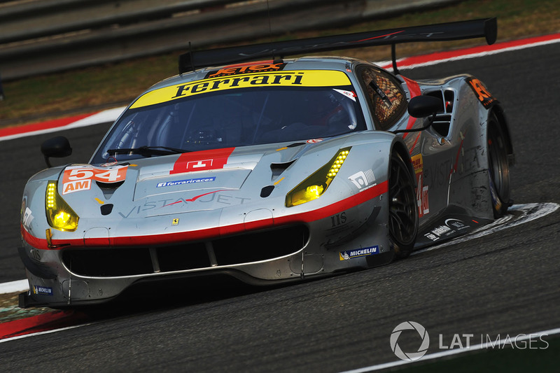 #54 Spirit of Race Ferrari 488 GTE: Thomas Flohr, Francesco Castellacci, Miguel Molina