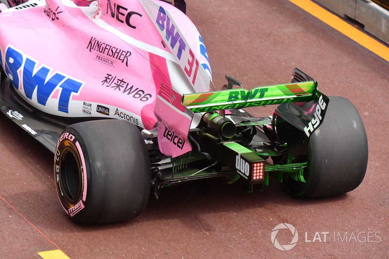Детали задней части Force India VJM11