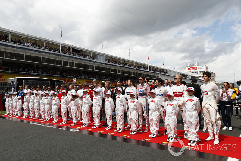 A rajt előtti pillanatok Barcelonából - F1 2018