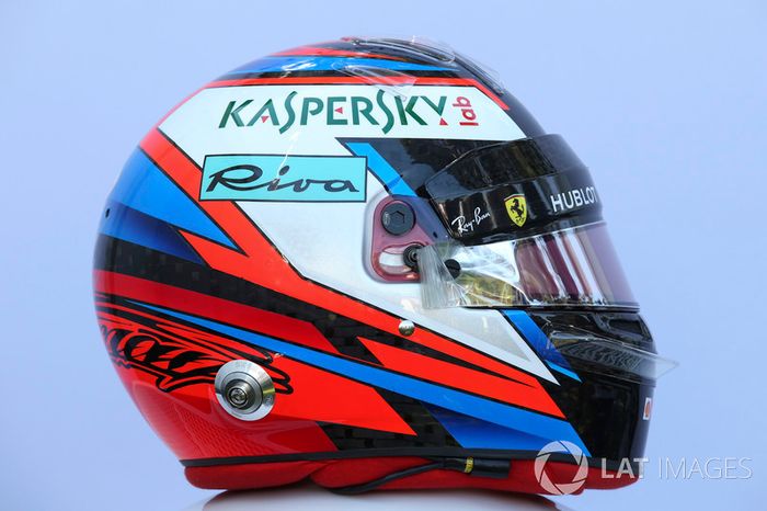 Casco de Kimi Raikkonen, Ferrari