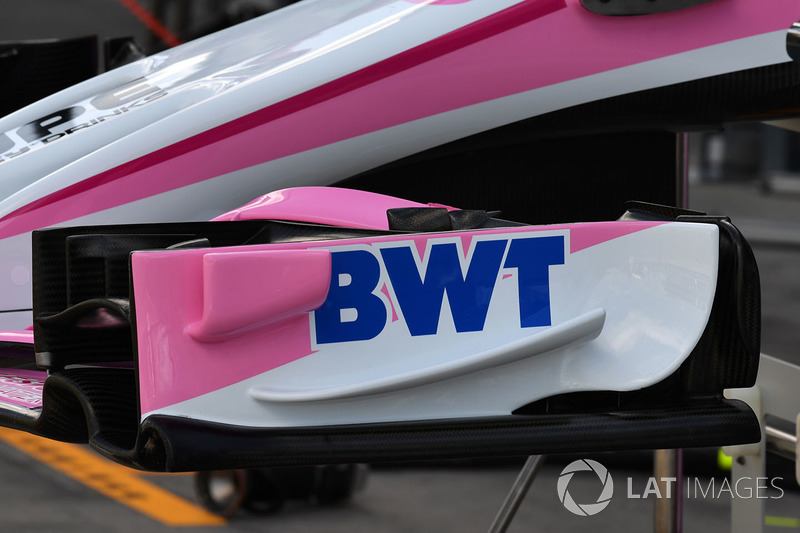 L'aileron avant de la Force India VJM11
