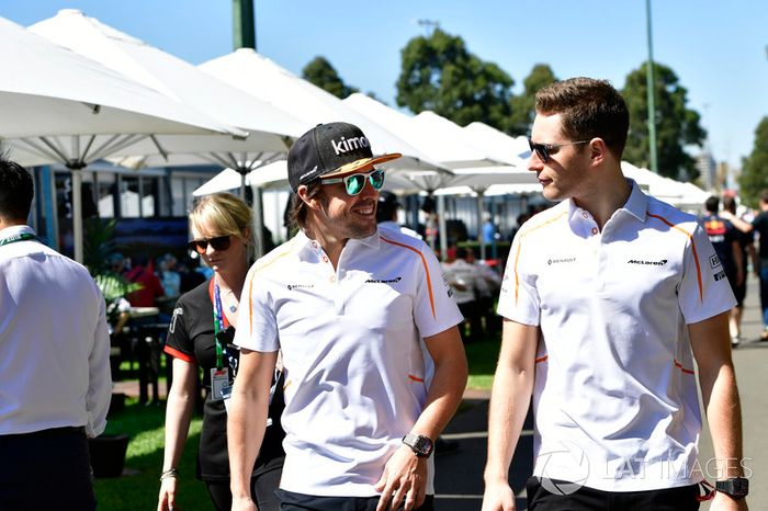 Fernando Alonso, McLaren y Stoffel Vandoorne, McLaren