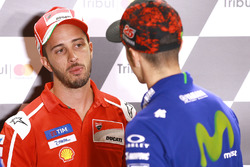 Andrea Dovizioso, Ducati Team, Maverick Viñales, Yamaha Factory Racing
