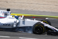 Феліпе Масса, Williams FW40, прокол