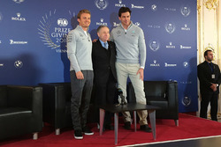 Nico Rosberg, Mercedes AMG F1, Jean Todt, FIA-Präsident und Toto Wolff, Mercedes-Sportchef