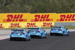 Nicky Catsburg, Polestar Cyan Racing, Volvo S60 Polestar TC1, Thed Björk, Polestar Cyan Racing, Volvo S60 Polestar TC1, Nestor Girolami, Polestar Cyan Racing, Volvo S60 Polestar TC1