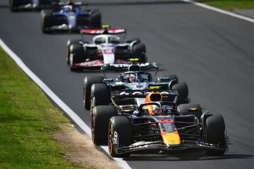 Yuki Tsunoda, Red Bull Racing Team, Andrea Kimi Antonelli, Mercedes