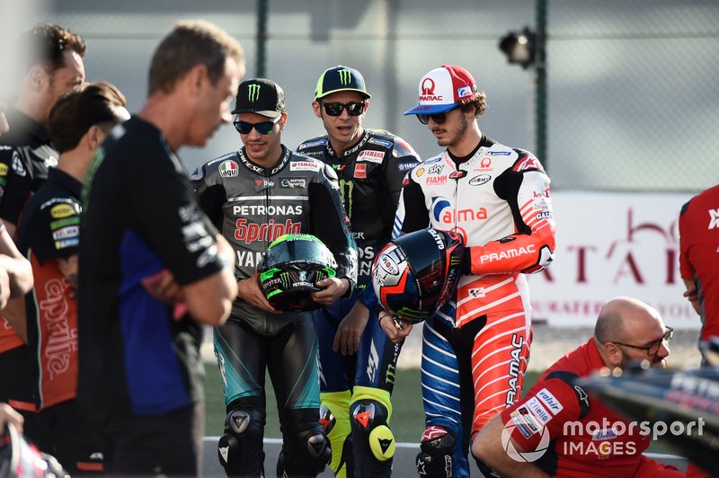 Франко Морбіделлі, Petronas Yamaha SRT, Валентино Россі, Yamaha Factory Racing, Франческо Баньяя, Pramac Racing