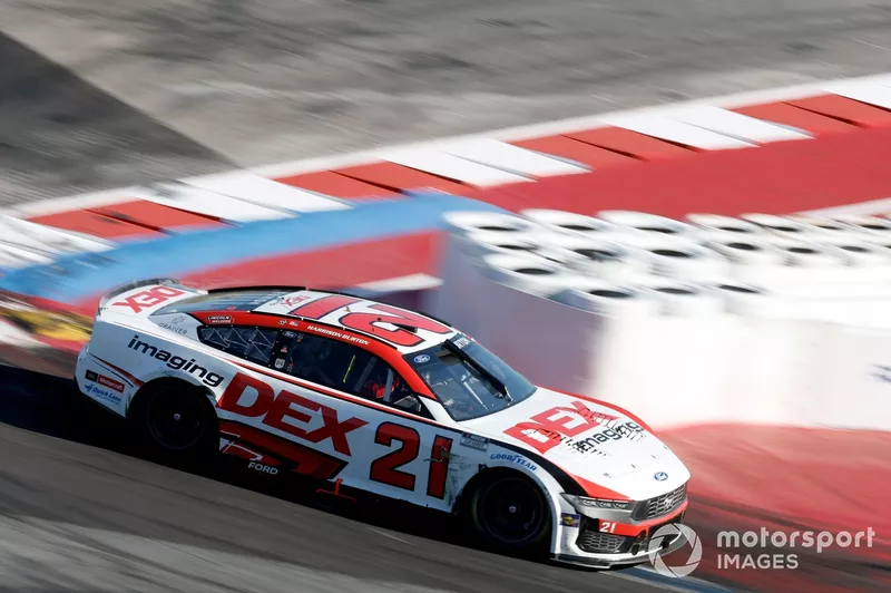 Harrison Burton, Wood Brothers Racing, DEX Imaging Ford Mustang