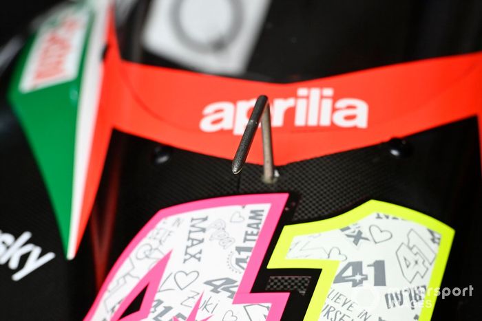 La moto de Aprilia