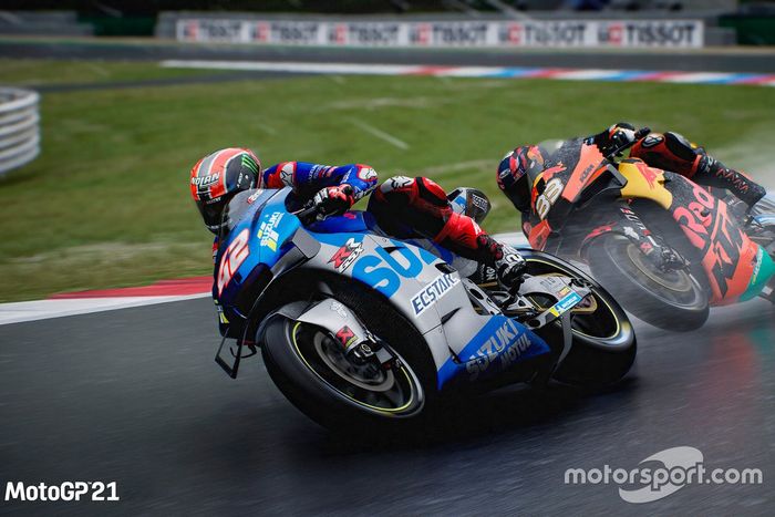 Captura de pantalla de MotoGP21