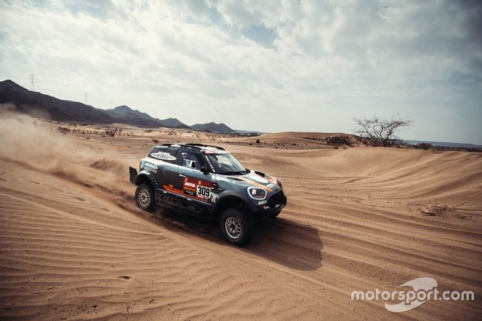 #309 X-Raid Mini JCW Rally Team: Orlando Terranova, Bernardo Graue