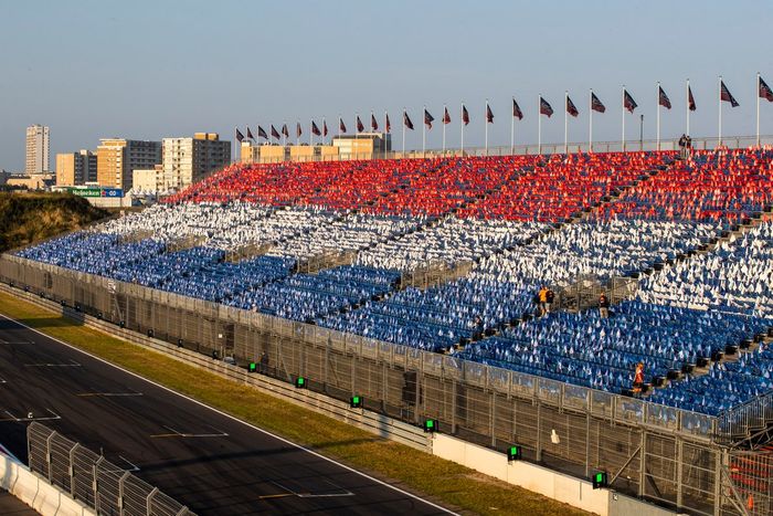 Las gradas de Zandvoort para el GP de Países Bajos