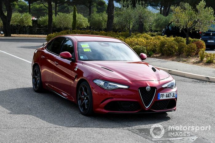 Antonio Giovinazzi, llegan en un Alfa Romeo