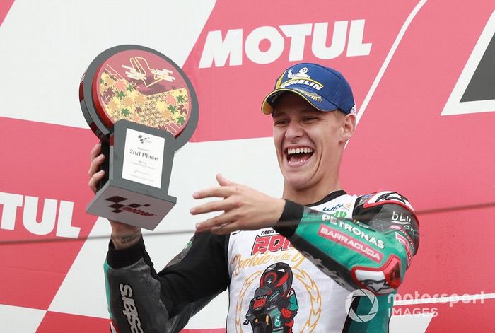 Podio: 2º Fabio Quartararo, Petronas Yamaha SRT