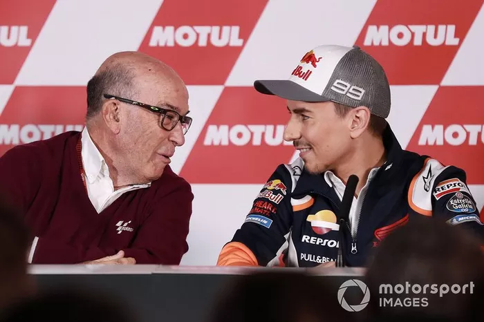 Carmelo Ezpeleta, Dorna Sports CEO'su, Jorge Lorenzo, Repsol Honda Team