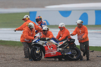 Jack Miller, Pramac Racing après sa chute