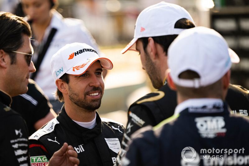 Jean-Éric Vergne (direita), DS Penske, e António Félix da Costa, Porsche