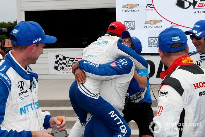 Ganador Alex Palou, Chip Ganassi Racing Honda, Ricky Davis