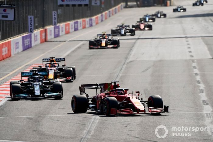 Charles Leclerc, Ferrari SF21, Lewis Hamilton, Mercedes W12, Max Verstappen, Red Bull Racing RB16B