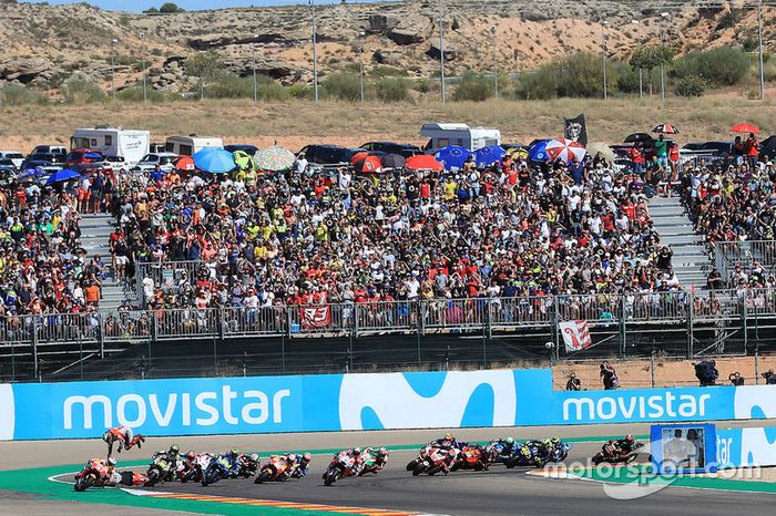 Jorge Lorenzo, Ducati Team crash at the start