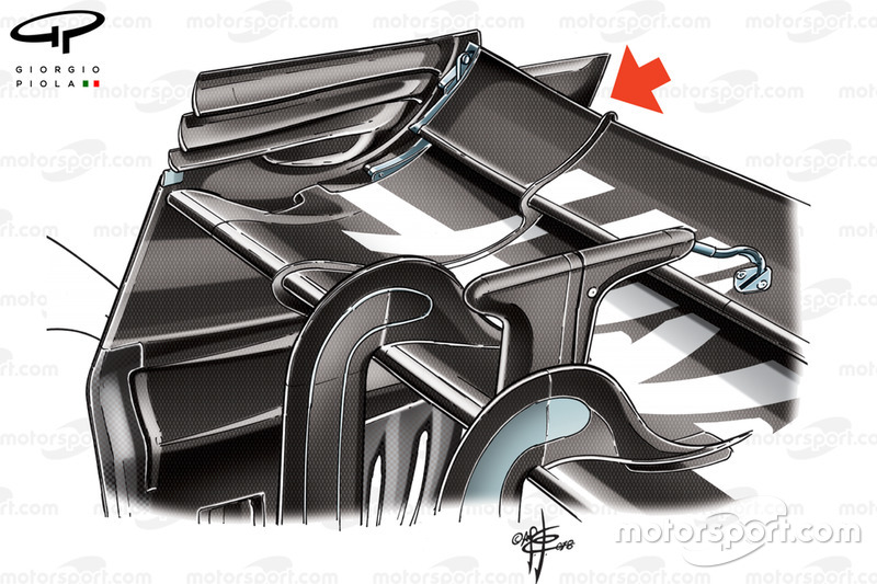 Заднее крыло Haas VF-18
