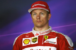 Kimi Raikkonen, Ferrari nella conferenza stampa FIA
