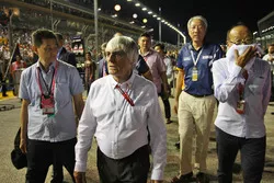 Bernie Ecclestone, en la parrilla