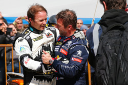 Petter Solberg, Petter Solberg World RX Team, et Sébastien Loeb, Team Peugeot Hansen