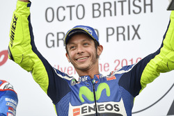 Podium: tercero, Valentino Rossi, Yamaha Factory Racing
