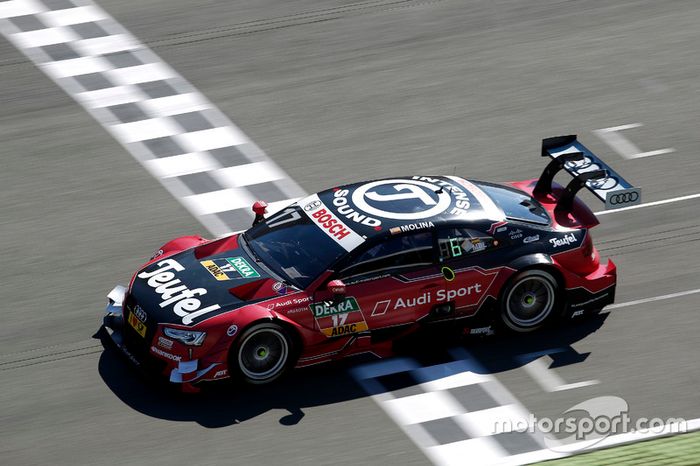No DTM, Miguel Molina liderou a dobradinha da Audi no sábado