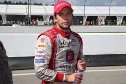 Third place Carlos Munoz, Andretti Autosport Honda