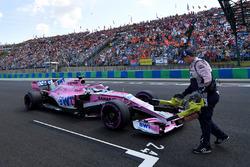 Sergio Perez, Force India VJM11 on the grid