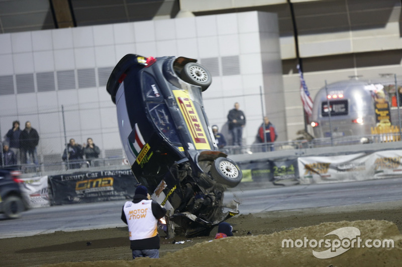 L'accident d'Oliver Solberg, Ford Fiesta WRC