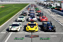 Gruppenfoto: Autos für die 24h Daytona 2018
