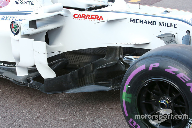 Область дефлекторов Sauber C37