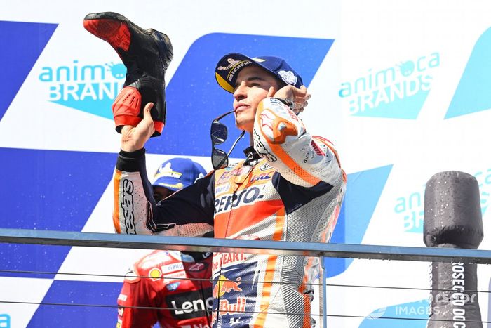 Podio: segundo lugar Marc Márquez, Repsol Honda Team