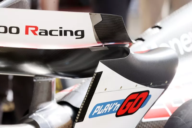 Haas VF-24 rear wing detail