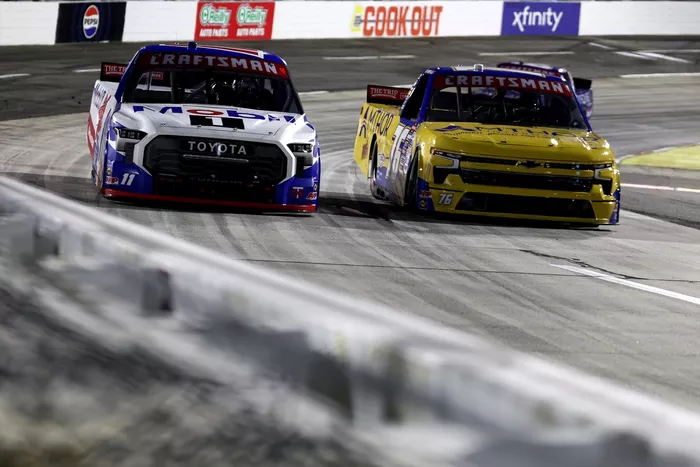 Corey Heim, TRICON Garage Toyota, Spencer Boyd, Freedom Racing Enterprises Chevrolet