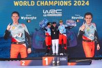 La celebración del título de Thierry Neuville en el Rally de Japón 2024