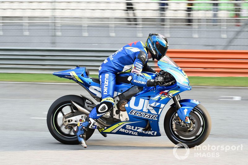 Sylvain Guintoli, pilote d'essais Suzuki