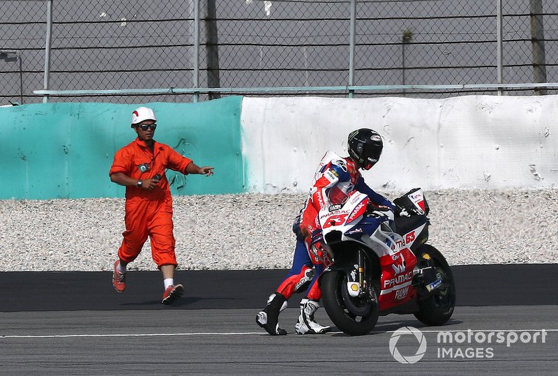 Francesco Bagnaia, Pramac Racing tras el accidente