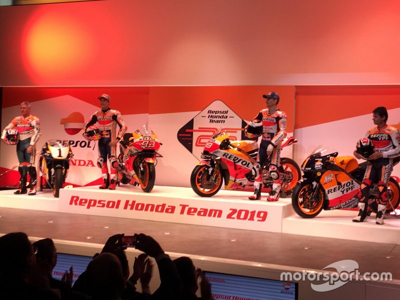 Мік Дуен, Марк Маркес, Хорхе Лоренсо, Алекс Крівілл, Honda HRC