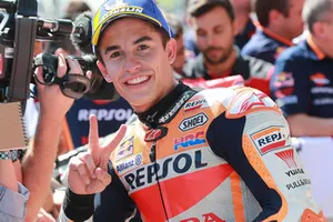 Pole sitter Marc Marquez, Repsol Honda Team
