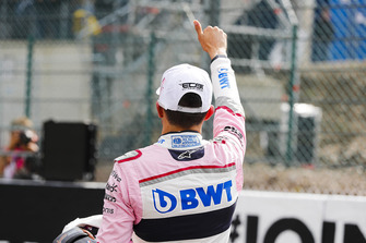 Esteban Ocon, Racing Point Force India, sıralama turlarında üçüncü