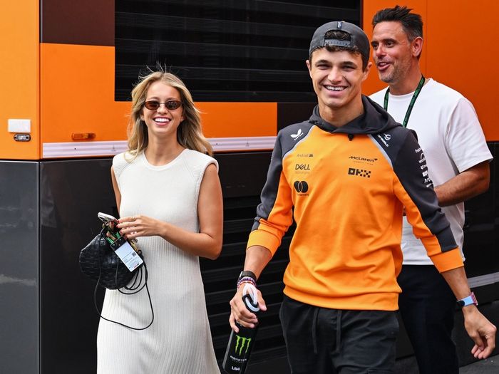 Lando Norris, McLaren and Margarida Corceiro