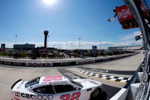 Race winner Austin Cindric, Team Penske, Ford Mustang