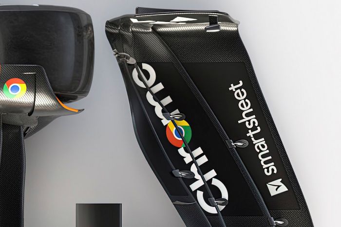 McLaren MCL60, detail front wing