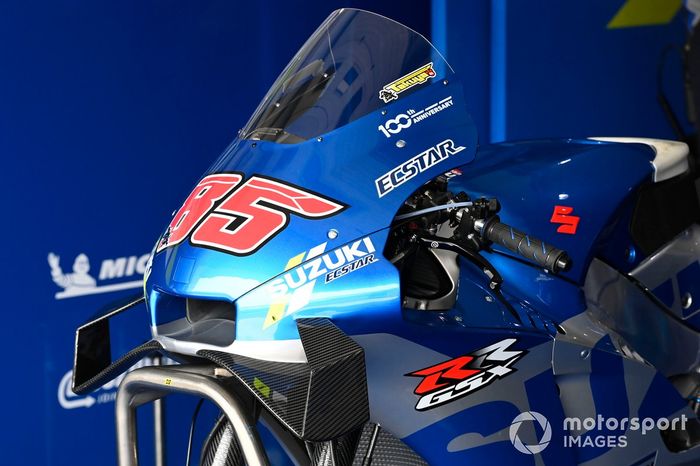 Detalle de la moto de Team Suzuki MotoGP