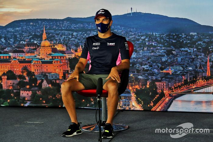 Sergio Pérez, Racing Point en la conferencia de prensa